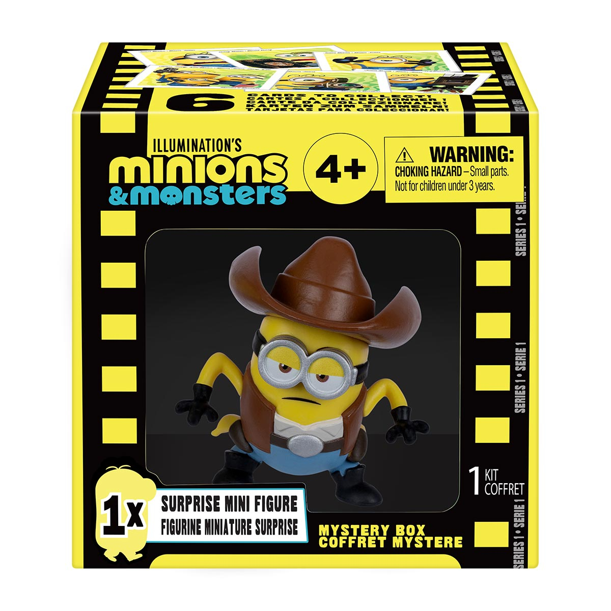 Mini Boneco Colecionável Minion Cowboy - Minions & Monstros