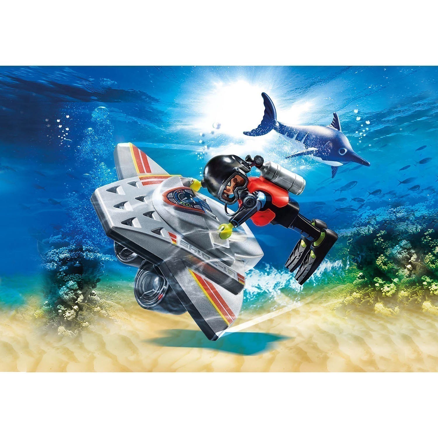 Playmobil - Scooter De Mergulho - City Action - 70145