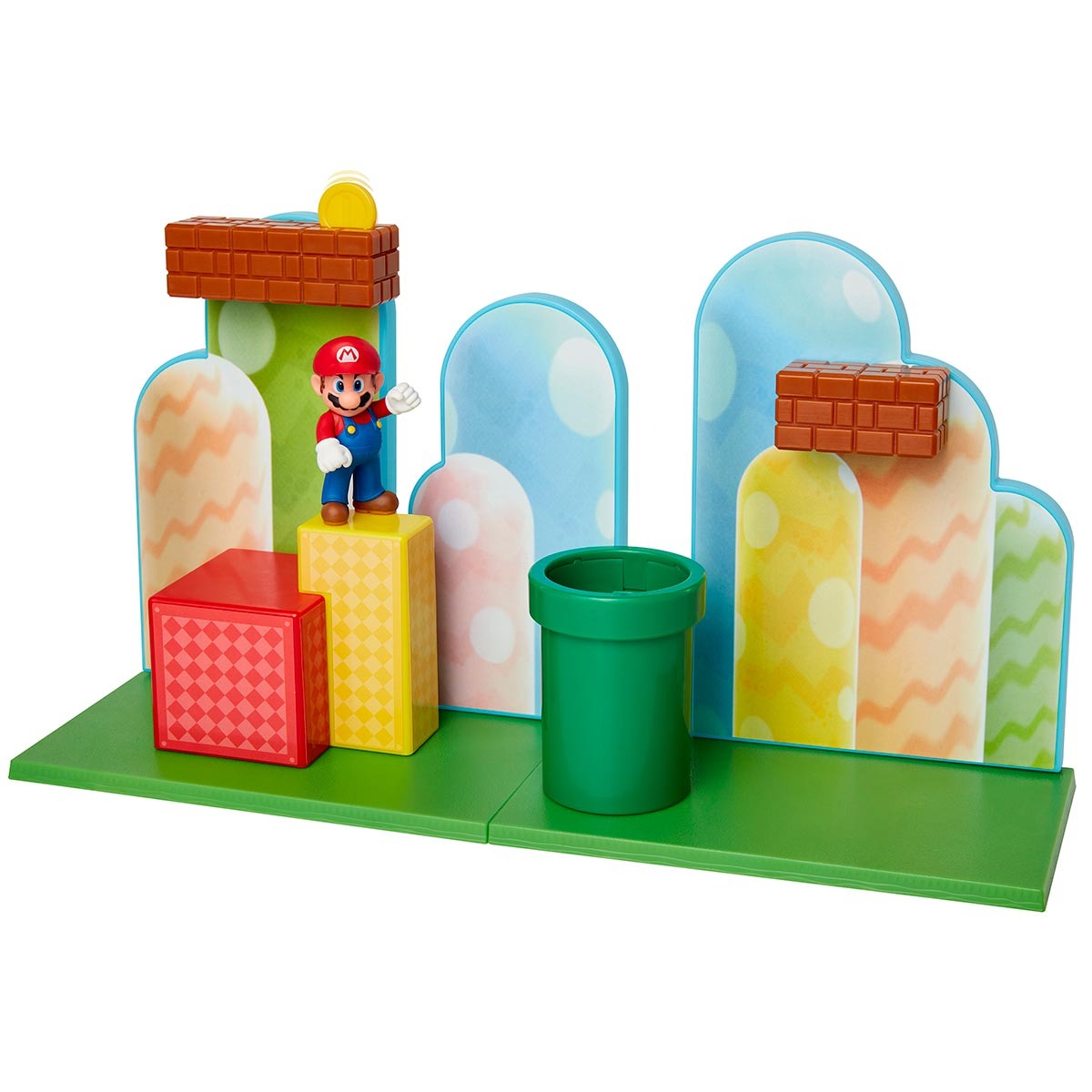 Playset Planicie das Bolotas com Boneco Mario - Super Mario