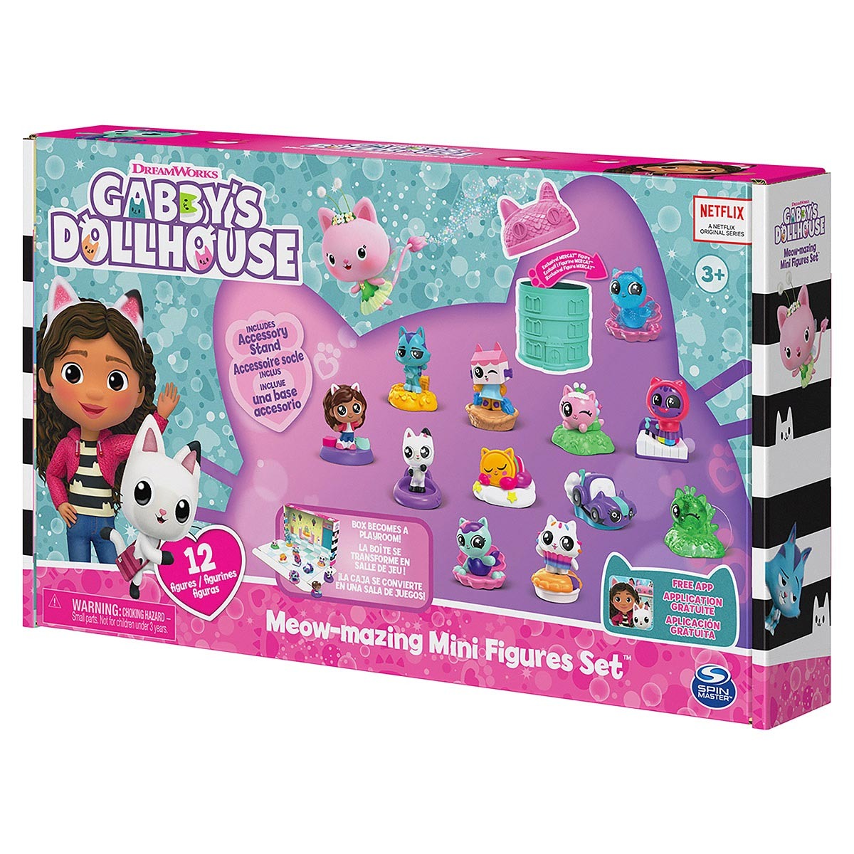 Gabby'S Dollhouse - Conjunto 12 Mini Bonecos Meow-Mazing