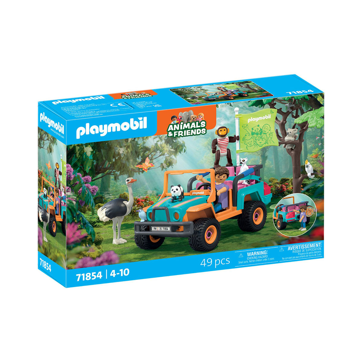 Veículo Jipe com Animais - Playmobil Animals & Friends 71854