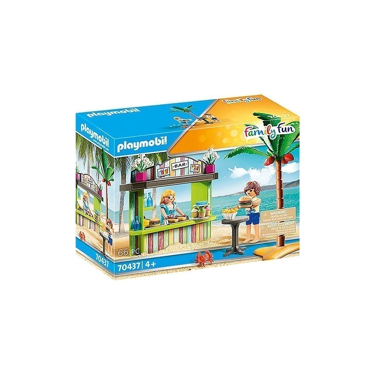 Playmobil - Lanchonete Beira Da Praia - Family Fun - 70437