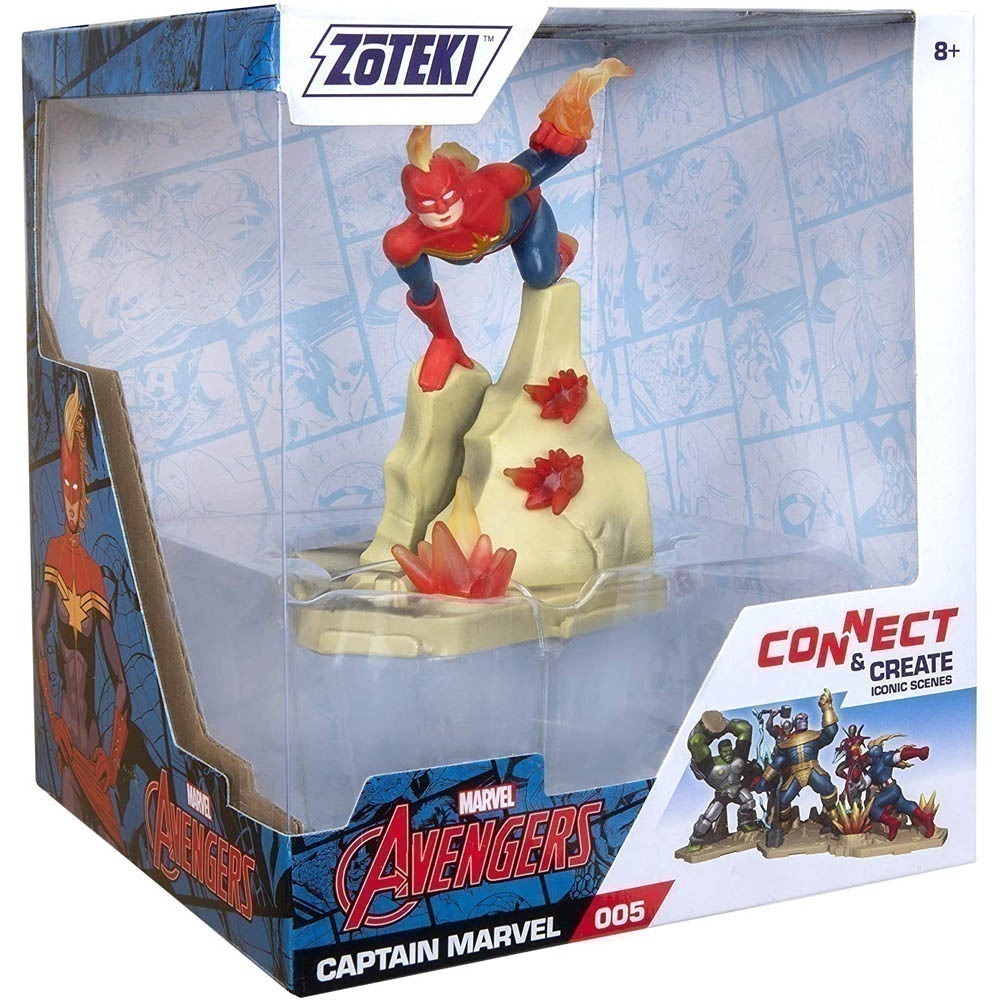 Zoteki - Os Vingadores - Capitã Marvel 15 Cm Zoteki - Os Vingadores - Capitã Marvel 15 Cm