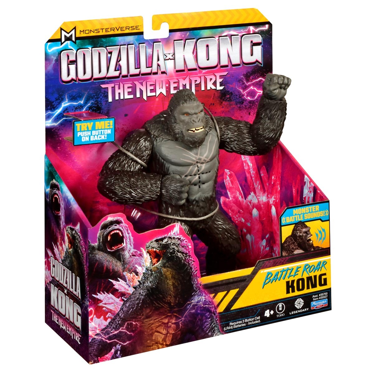 Boneco Kong De 17Cm Com Som - Godzilla Vs Kong Boneco Kong De 17Cm Com Som - Godzilla Vs Kong