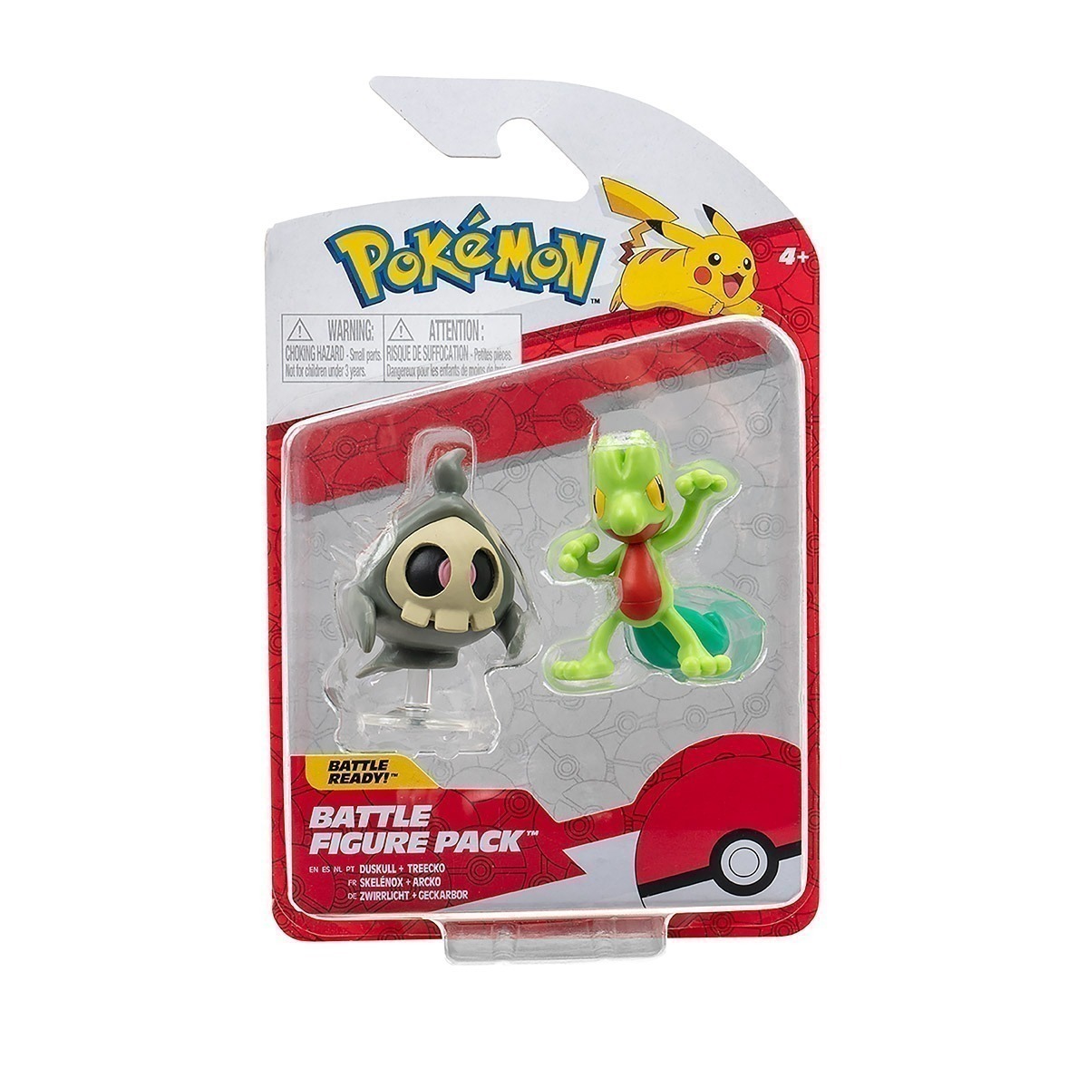 Pokémon - 2 Figuras De Ação Duskull E Treecko - Sunny Pokémon - 2 Figuras De Ação Duskull E Treecko - Sunny