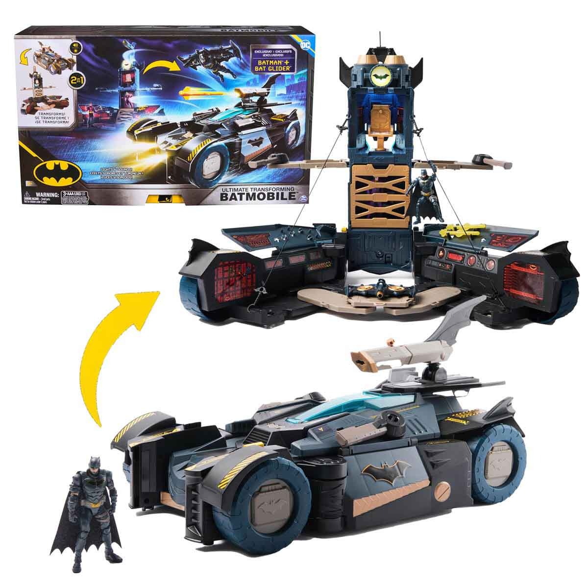 Playset Batmóvel Transformável 2 Em 1 Com Boneco - Batman Playset Batmóvel Transformável 2 Em 1 Com Boneco - Batman
