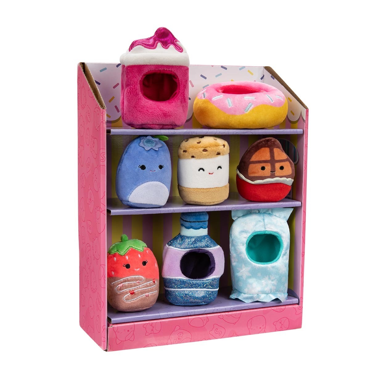 Playset Máquina De Lanches Com 4 Pelúcias - Squishville