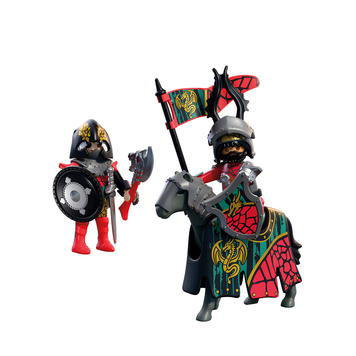 Líder Cavaleiro Dragão - Playmobil Knights 72118