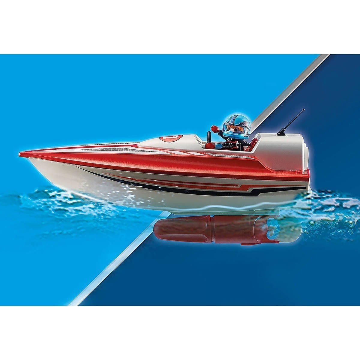 Playmobil - Piloto De Speedboat - Sports &Amp; Action - 70744