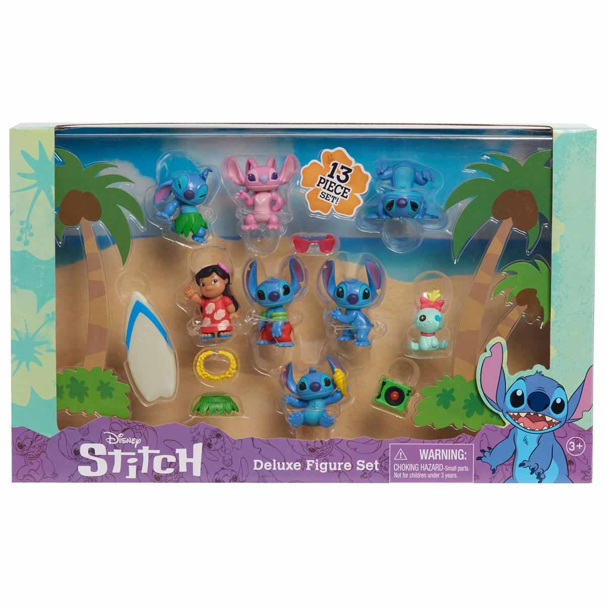 Set Deluxe Com 8 Bonecos E Acessórios Lilo &Amp; Stitch - Disney Set Deluxe Com 8 Bonecos E Acessórios Lilo &Amp; Stitch - Disney