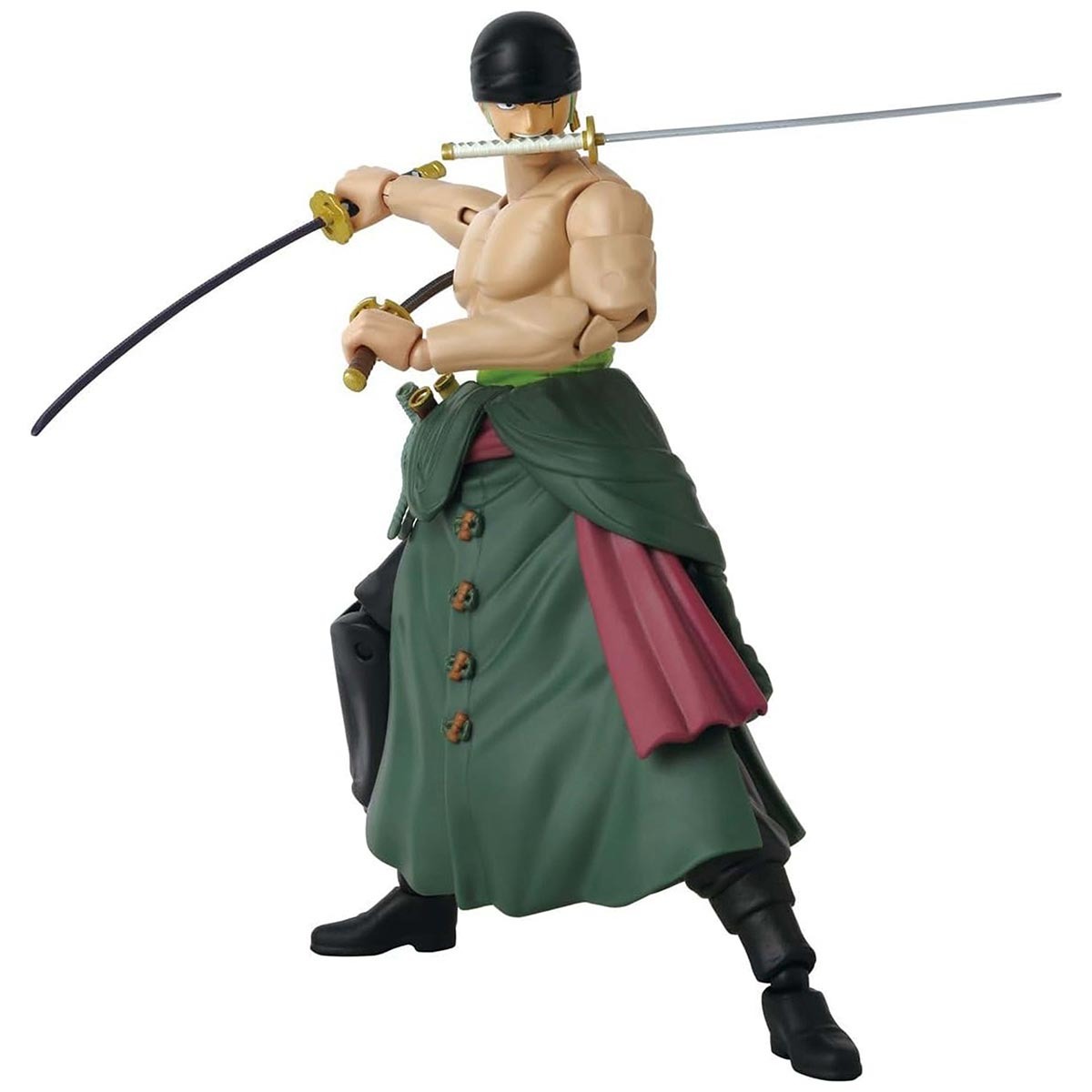 Boneco Zoro (Estilo 3 Espadas Santoryu) de 16cm - One Piece