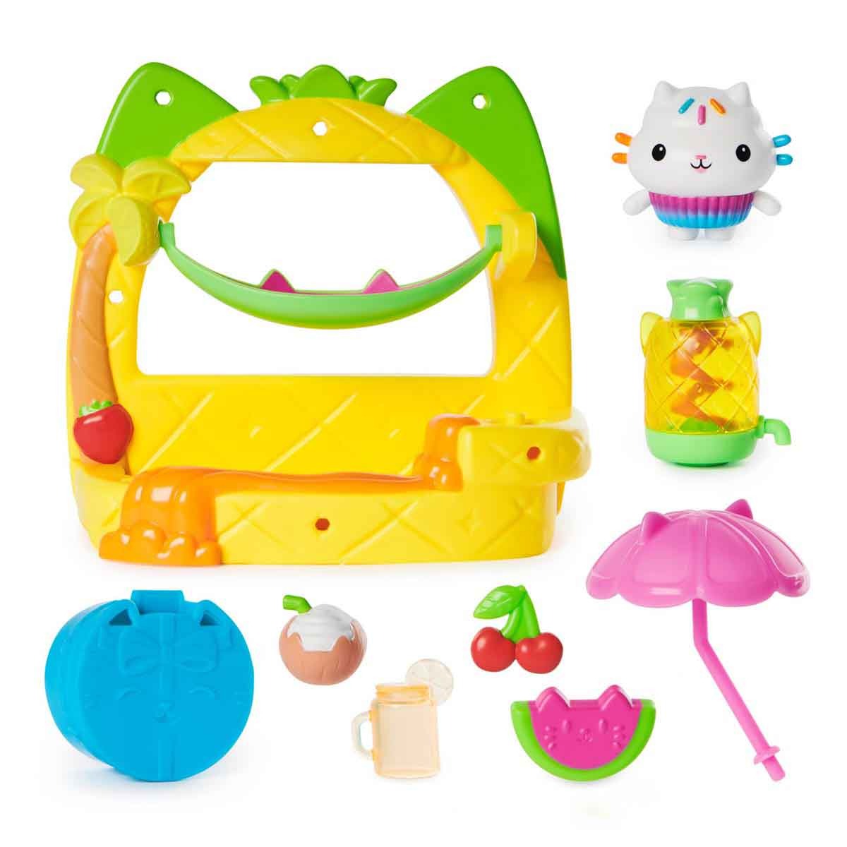 Playset Varanda Com Cakey Cat - Gabby'S Dollhouse