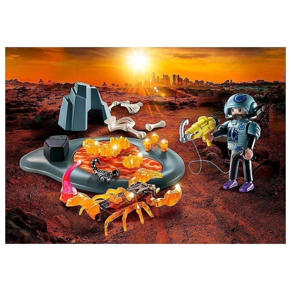Playmobil - Dino Escorpião Do Fogo - Dino Rise - 70909