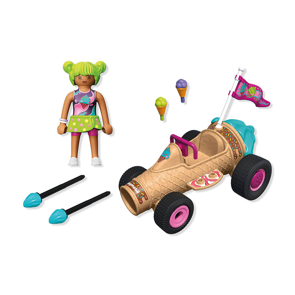 Sorvete de Corrida - Playmobil Funstars 71718