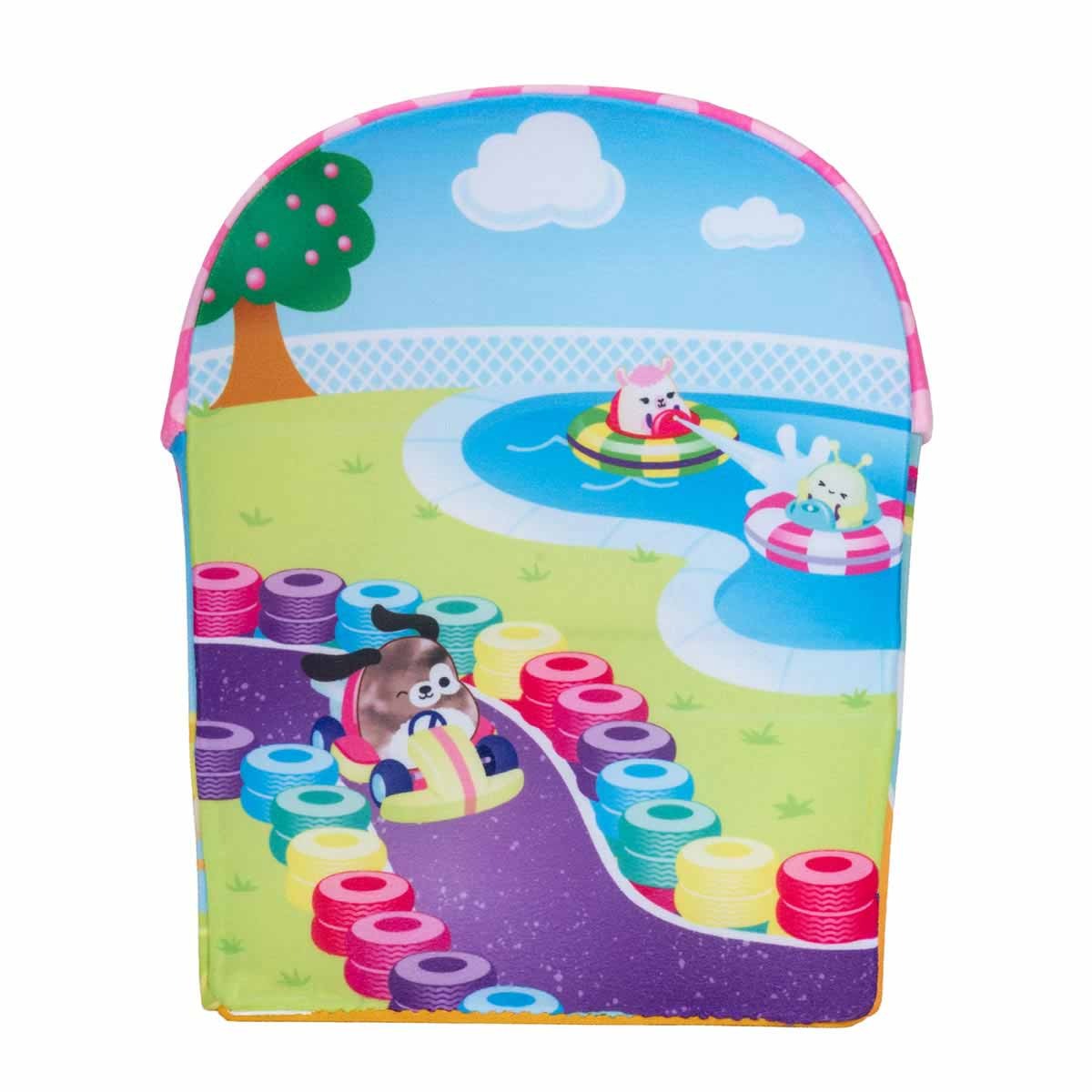 Playset Palácio Da Diversão Com 4 Pelúcias - Squishville