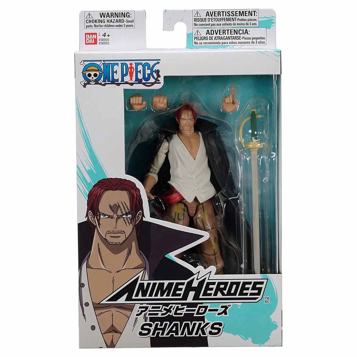 Boneco Articulado Shanks De 16Cm Colecionável - One Piece Boneco Articulado Shanks De 16Cm Colecionável - One Piece