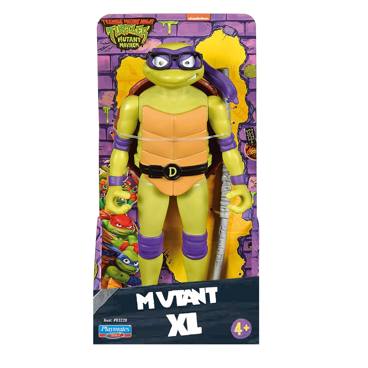 As Tartarugas Ninja - Boneco Xl Donatello De 23Cm Do Filme