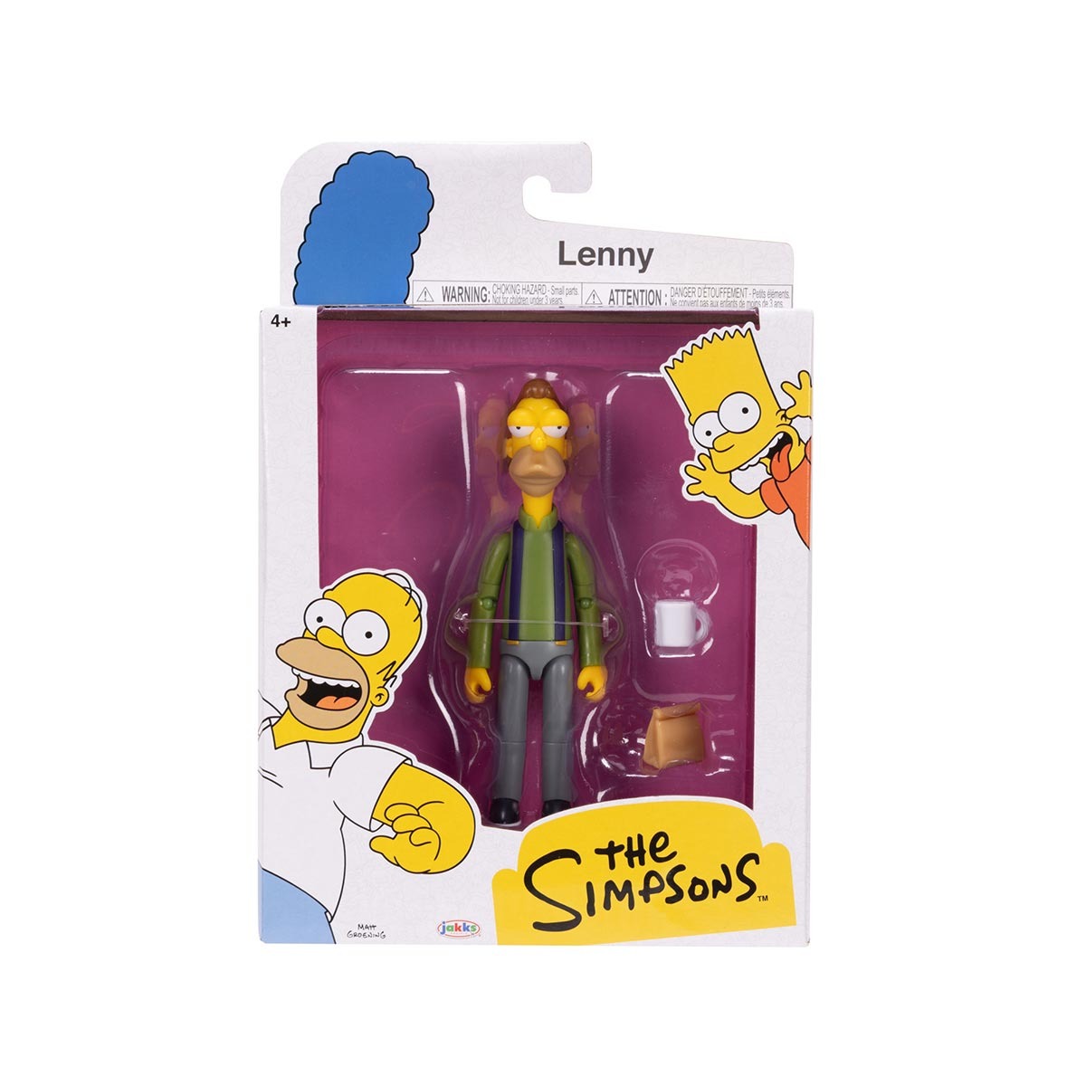Boneco Lenny de 12cm com Café - Os Simpsons Boneco Lenny de 12cm com Café - Os Simpsons