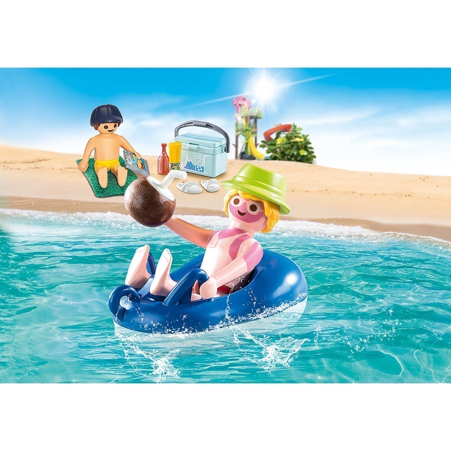 Playmobil - Nadador Queimado De Sol - Family Fun - 70112