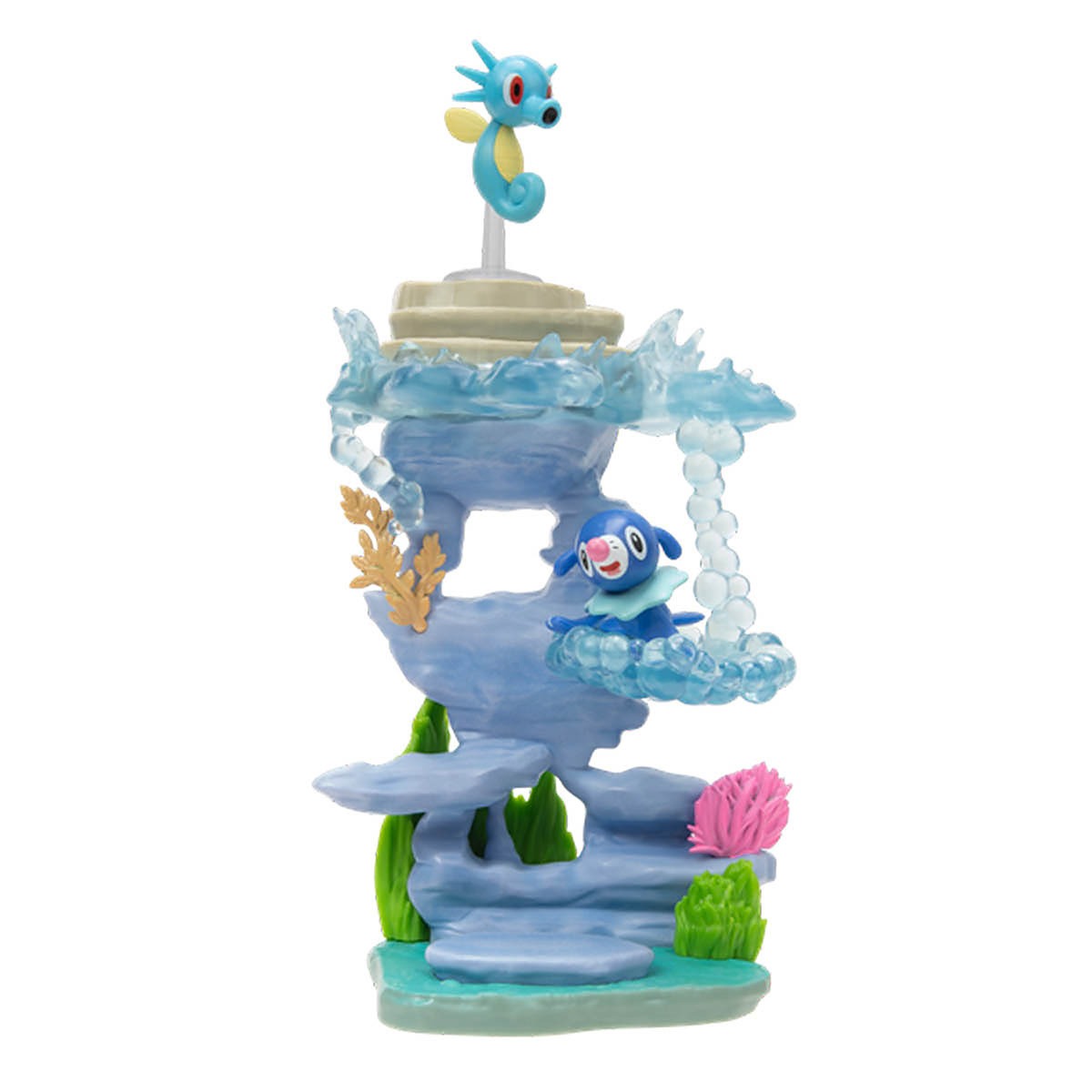 Pokemon - Playset De 15Cm - Subaquático Com Popplio E Horsea
