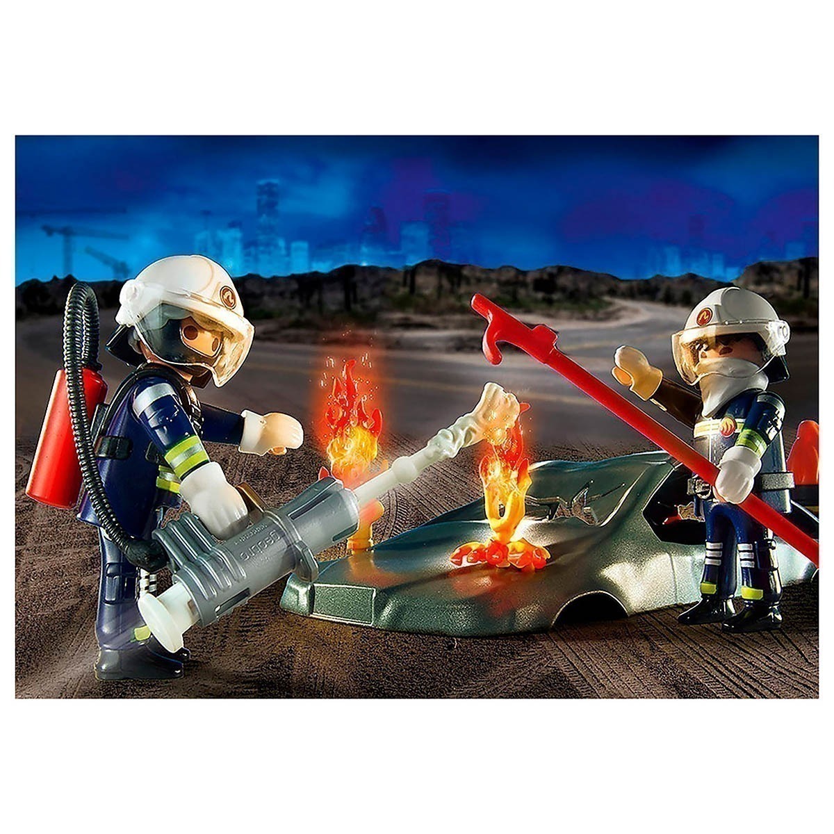 Playmobil - Exercício De Incêndio Starter Pack - City Action - 70907