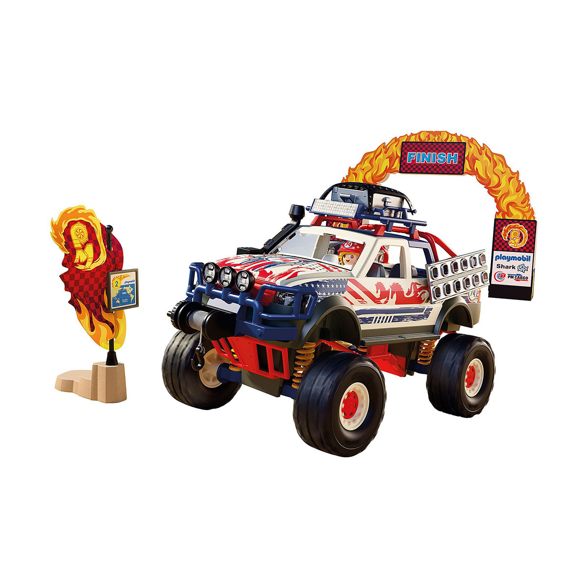 Veículo Show de Manobras Radicais - Playmobil Cars 72061