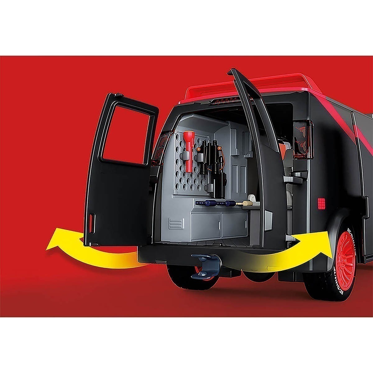Playmobil - Van Com Hannibal B.A Faceman Murdock - Esquadrão Classe A - 70750