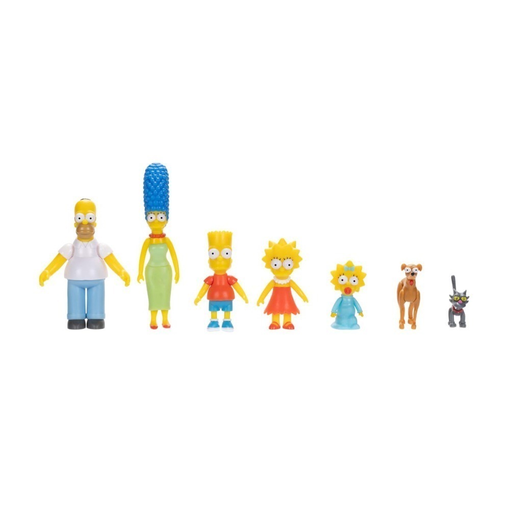 7 Bonecos Dos Simpsons (Colecao Familia) - Os Simpsons