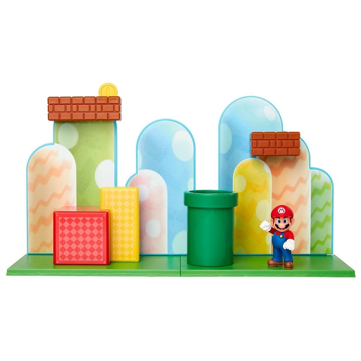Playset Planicie das Bolotas com Boneco Mario - Super Mario