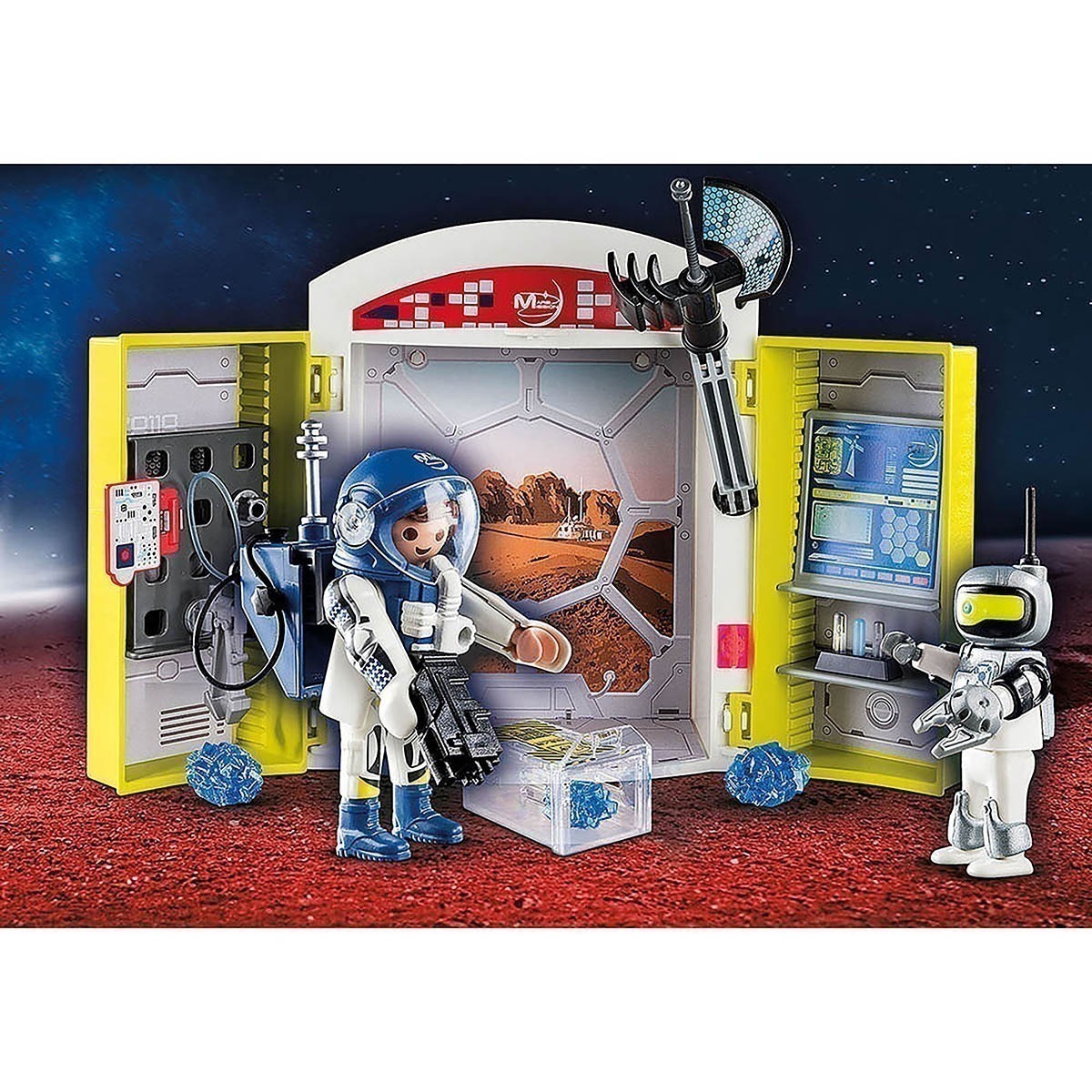 Playmobil - Play Box Missão Marte - Space - 70307