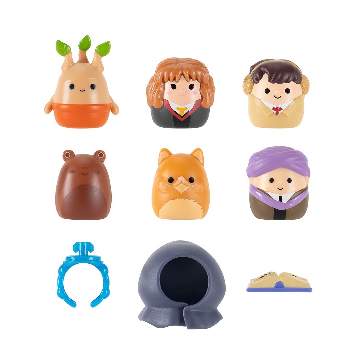 6 Mini Bonecos Harry Potter (Hermione) - Squish A Longs