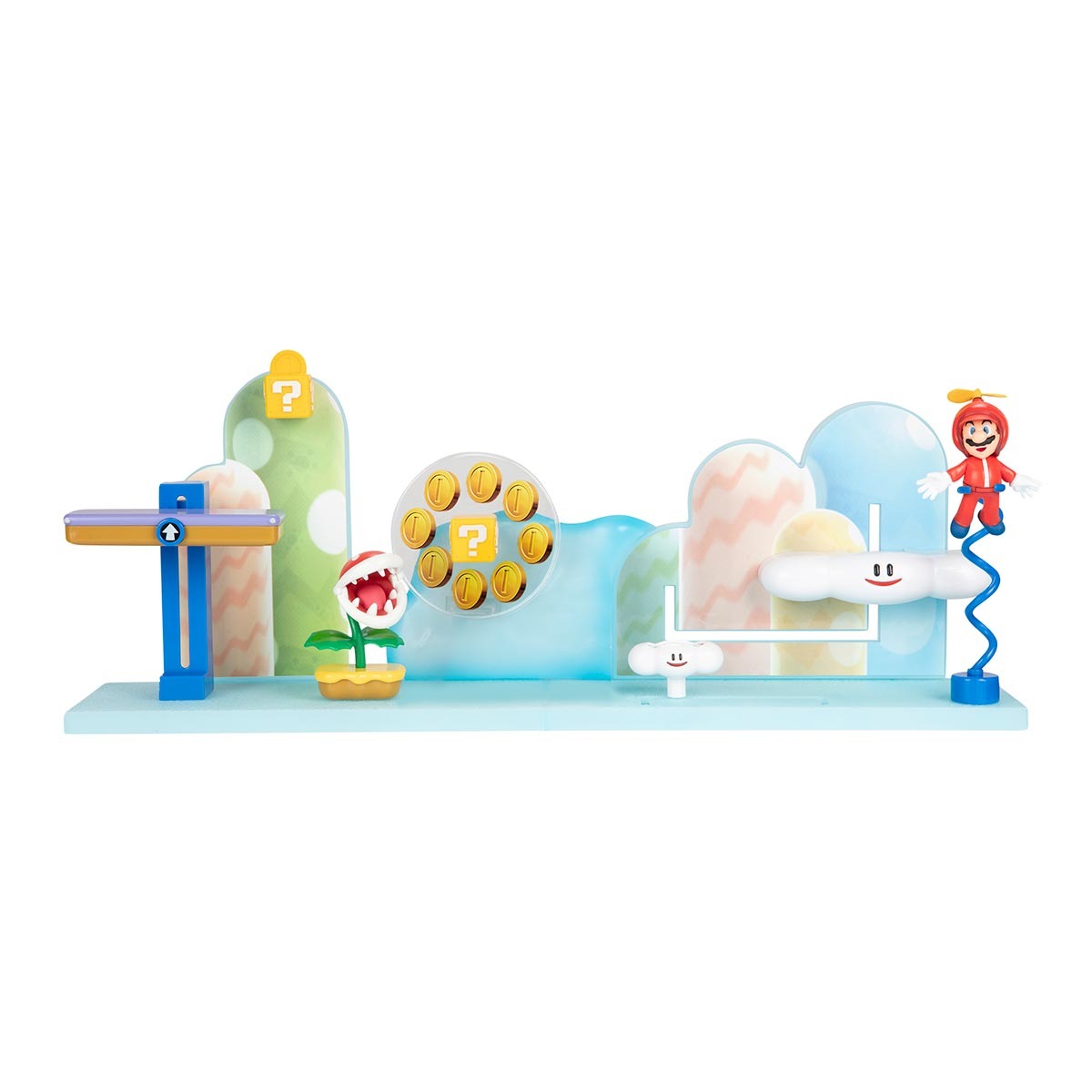 Playset Deluxe Nuvens com 2 Bonecos - Super Mario