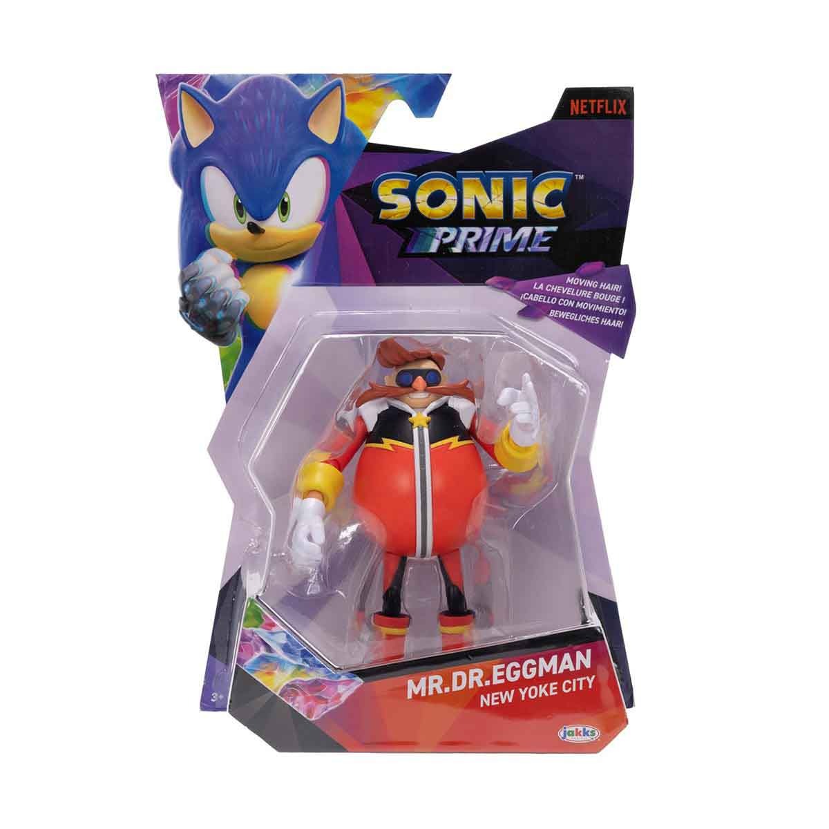 Boneco Articulado Mr. Dr. Eggman De 14Cm - Sonic Prime