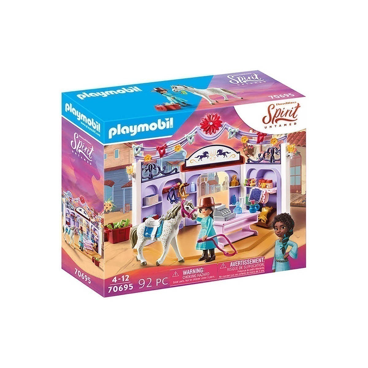 Playmobil - Miradero Loja De Equitação - Spirit - 70695