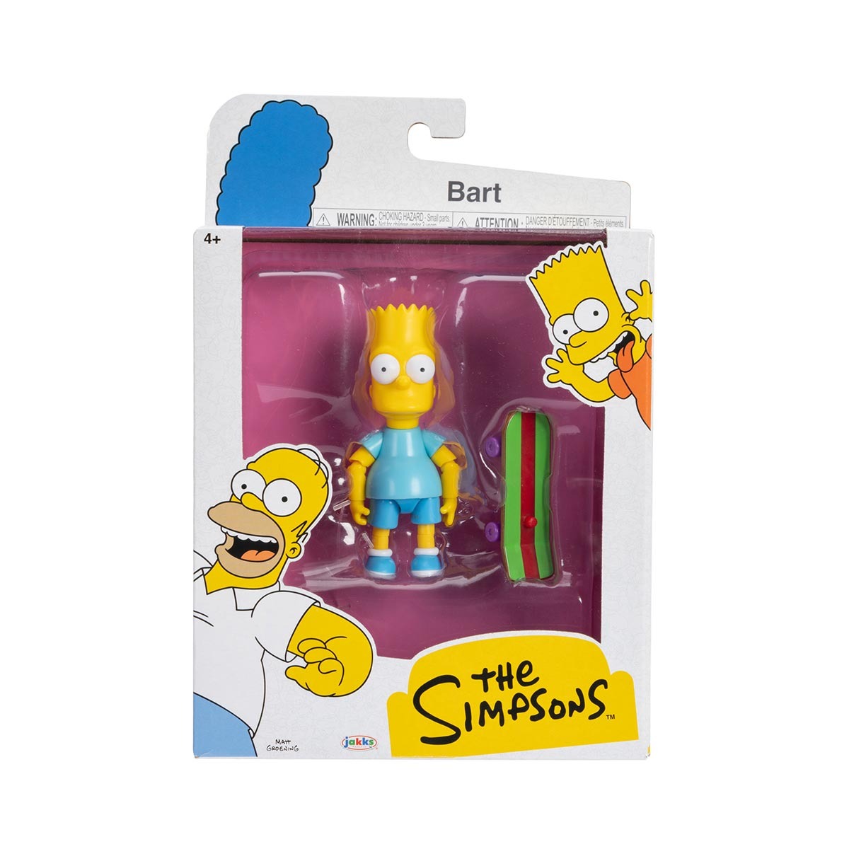 Boneco Bart de 8cm com Skate - Os Simpsons Boneco Bart de 8cm com Skate - Os Simpsons
