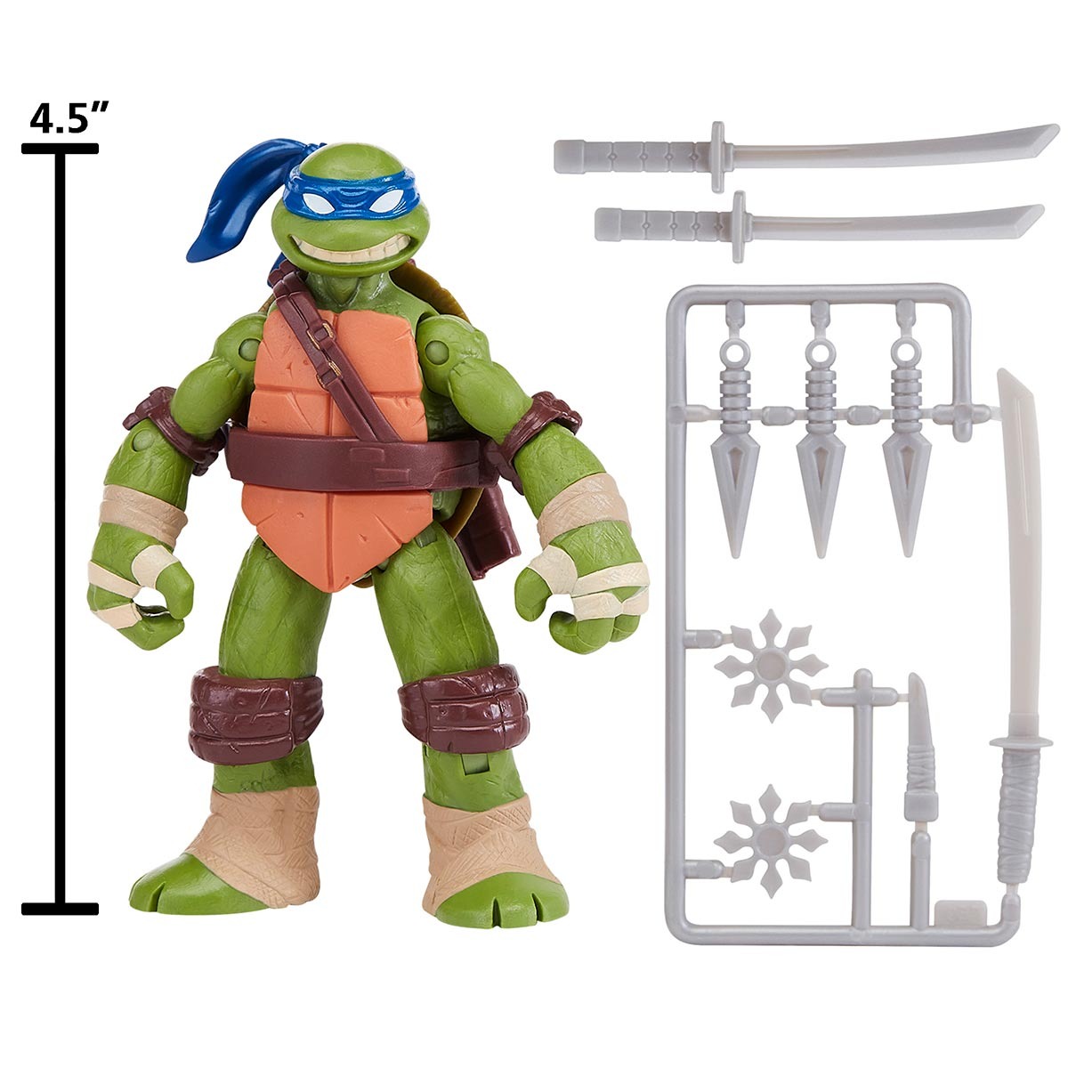 As Tartarugas Ninja - Boneco Classico Leonardo C/ Acessorios