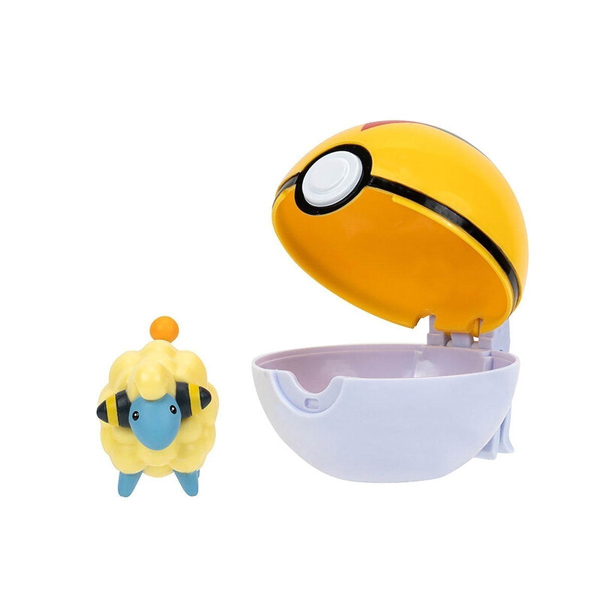 Figura Mareep Com Level Ball - Pokémon Figura Mareep Com Level Ball - Pokémon