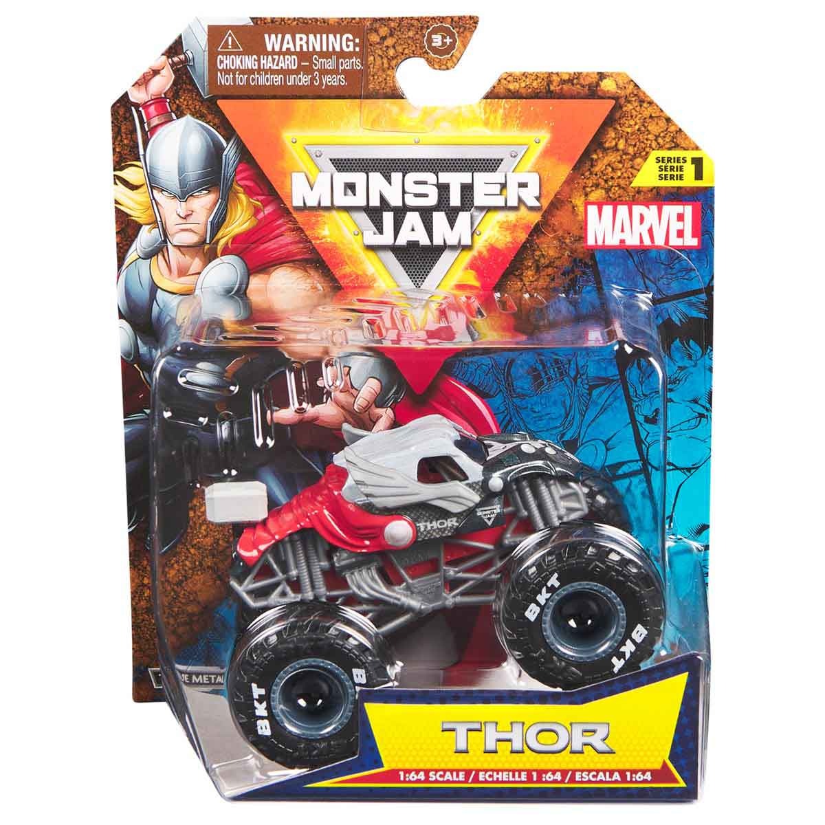 Carrinho Do Thor Escala 1:64 Marvel - Monster Jam
