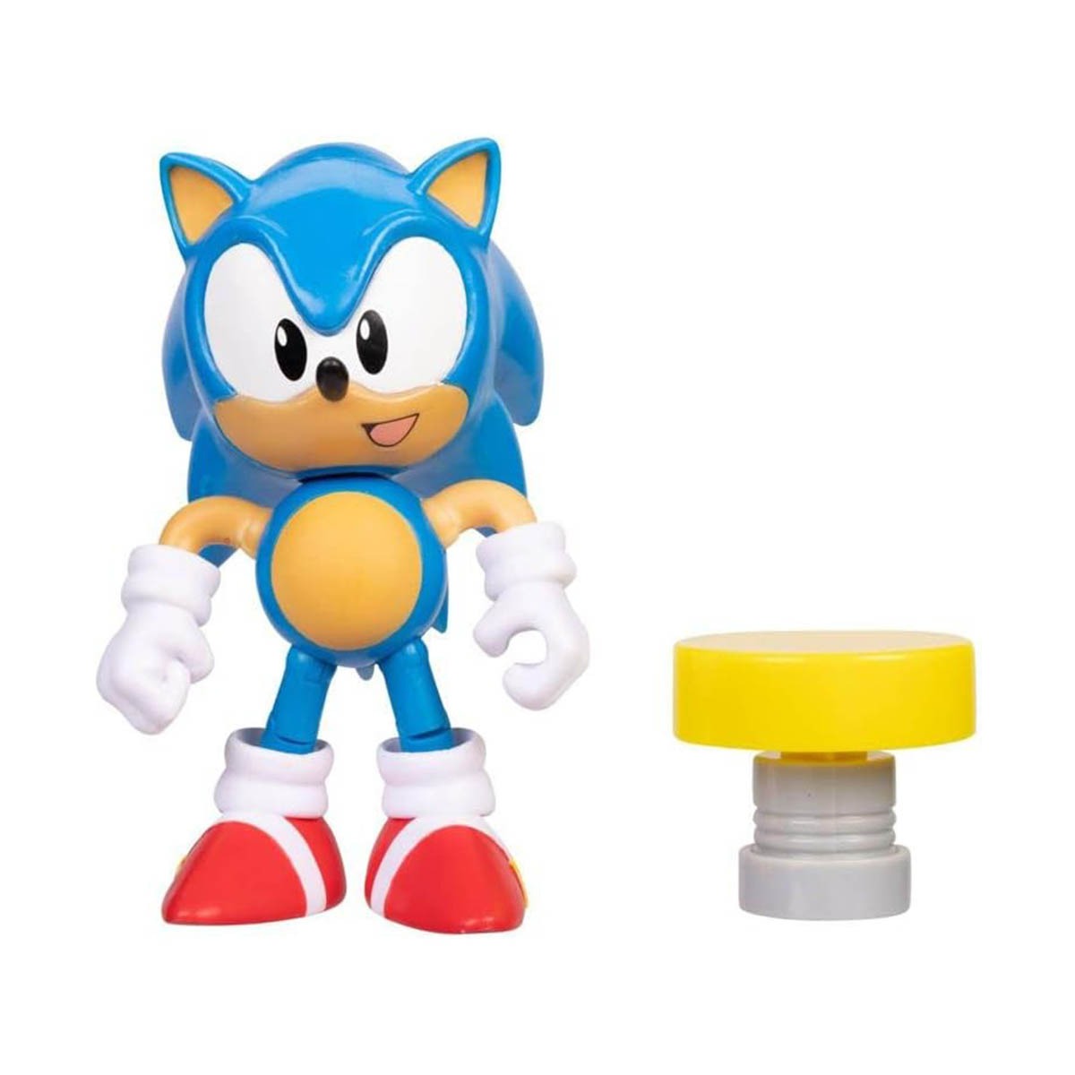 Boneco Articulado Sonic De 9Cm Com Mola - Sonic