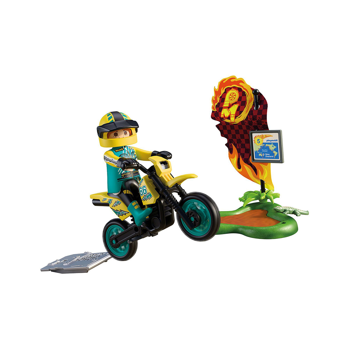 Moto Off-Road - Playmobil Cars 72065