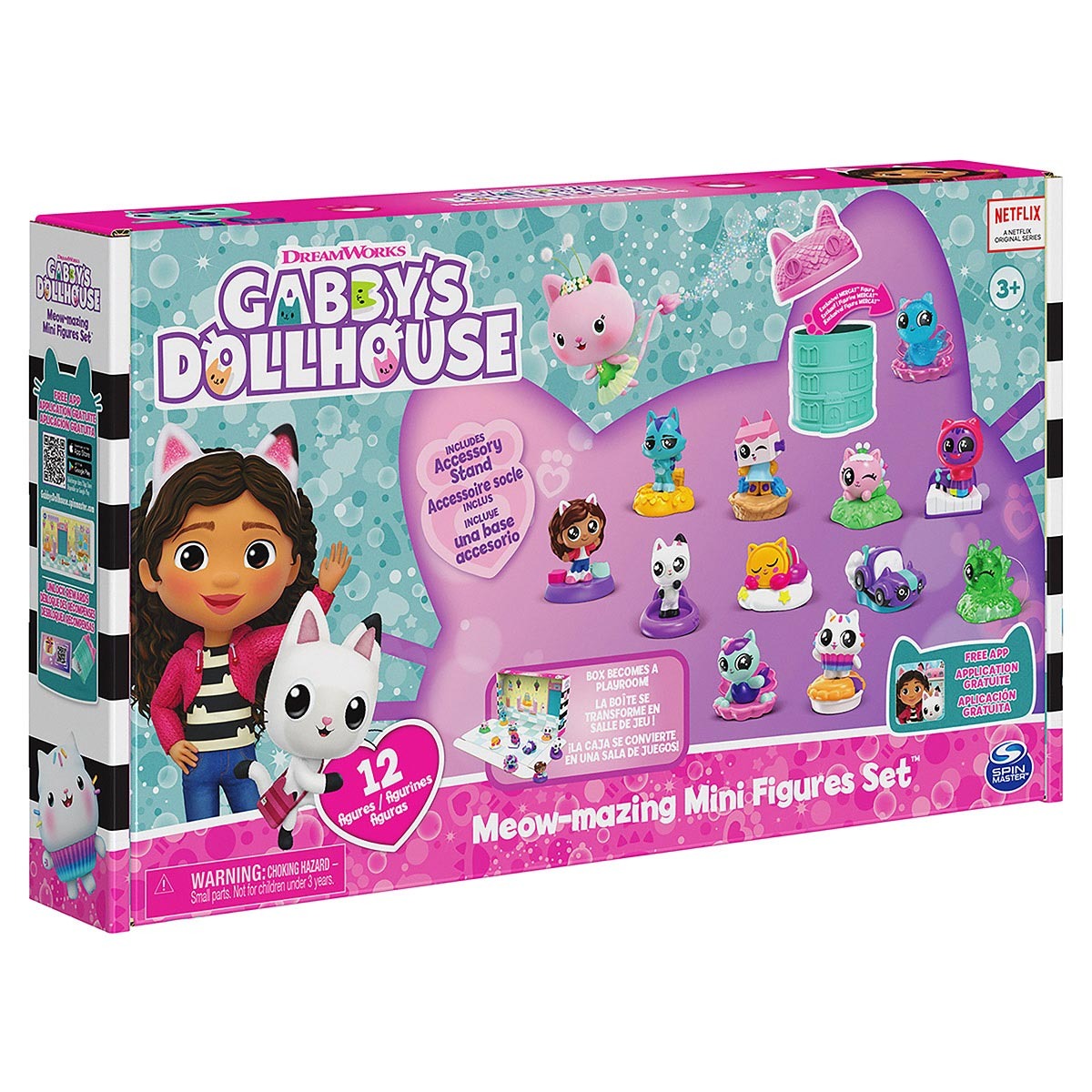 Gabby'S Dollhouse - Conjunto 12 Mini Bonecos Meow-Mazing