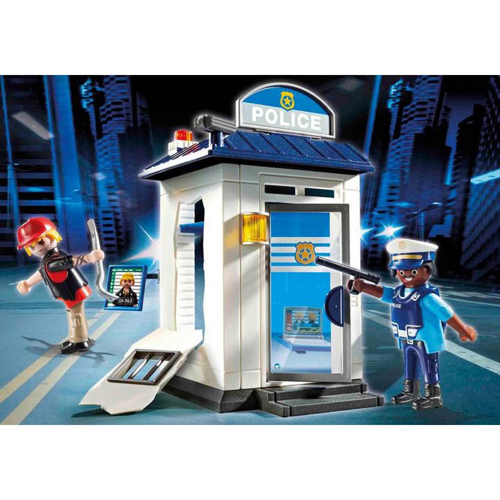 Playmobil - Delegacia De Polícia Starter Pack - City Action - 70498