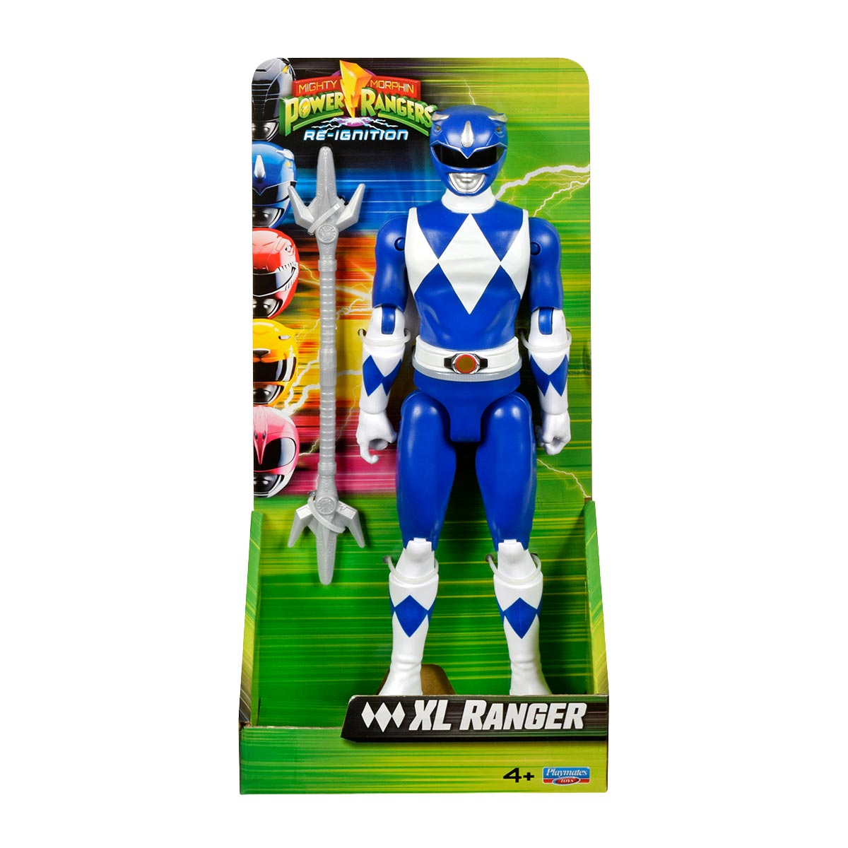 Boneco do Ranger Azul de 24cm - Power Rangers Re-Ignition