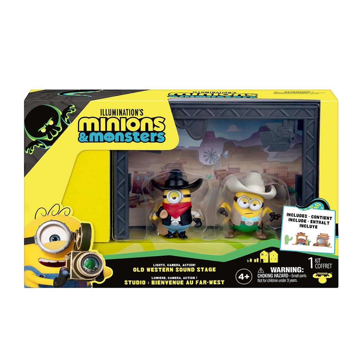 Cenário Velho Oeste com 2 Bonecos - Minions & Monstros