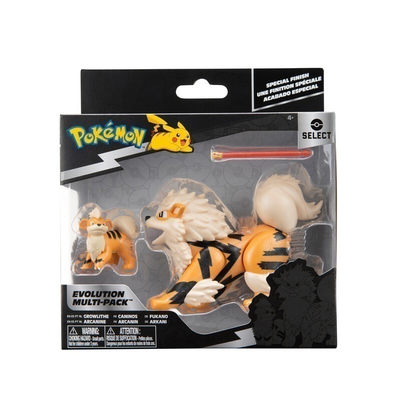 Pokemon - Multipack De Evolução - Growlithe E Arcanine