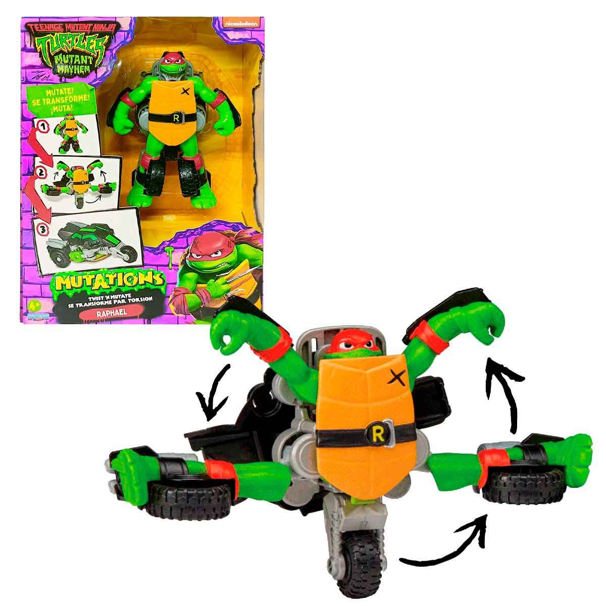 Moto Mutante Transformadora Do Rapha - As Tartarugas Ninja