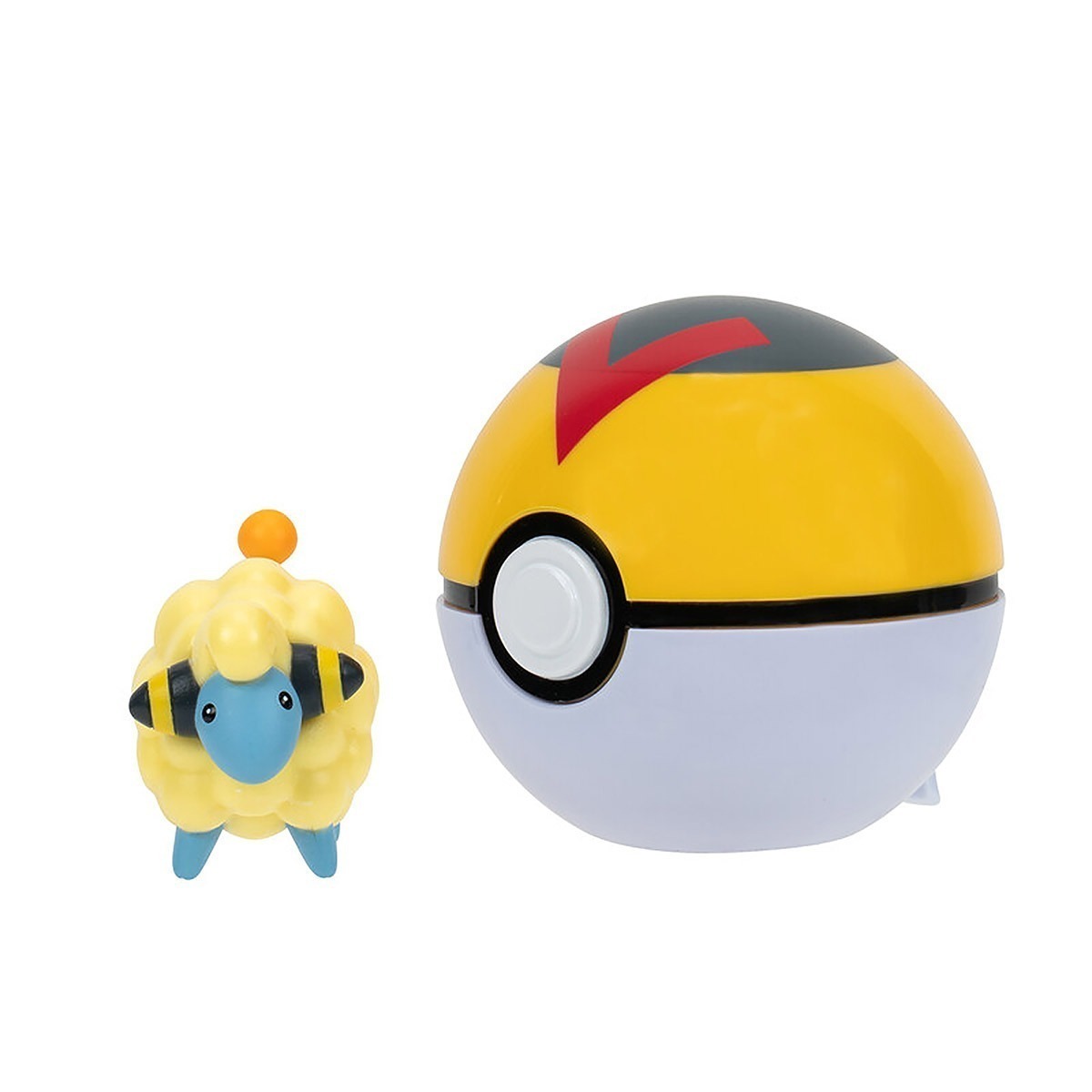 Figura Mareep Com Level Ball - Pokémon Figura Mareep Com Level Ball - Pokémon