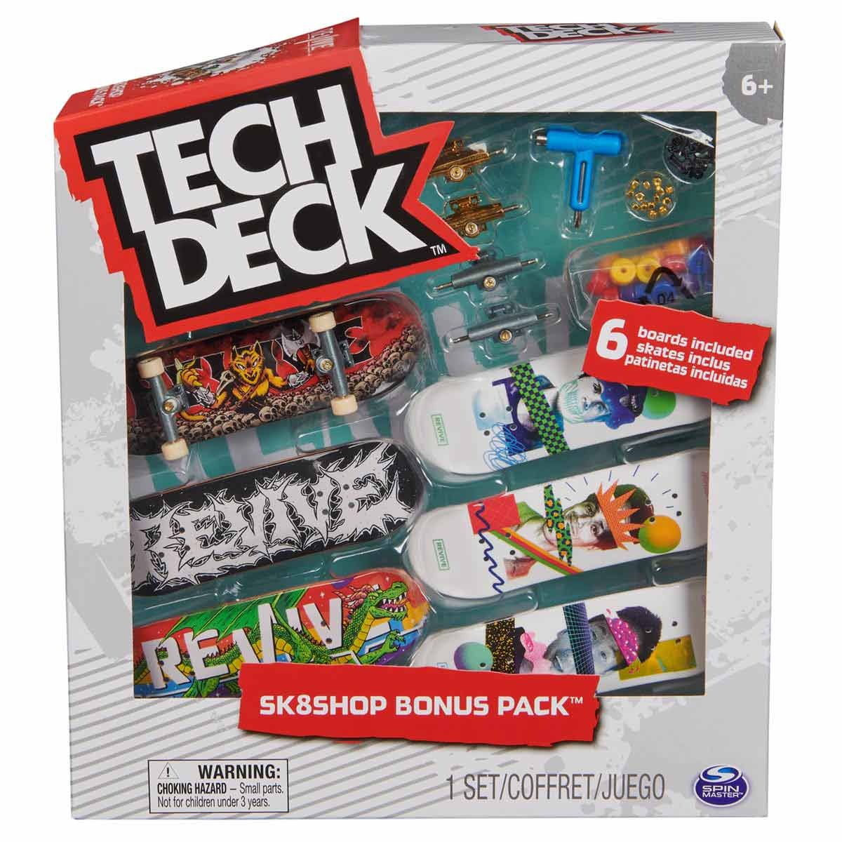 Kit 3 Skate De Dedo E Acessórios Revive (Dragão) - Tech Deck