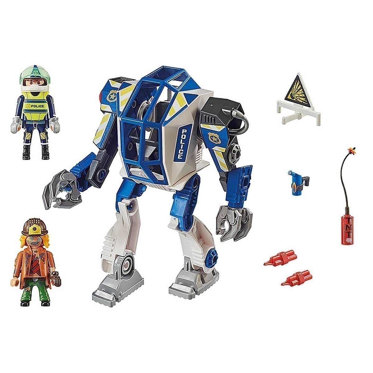 Playmobil - Robô De Operações Especiais Da Polícia - City Action - 70571