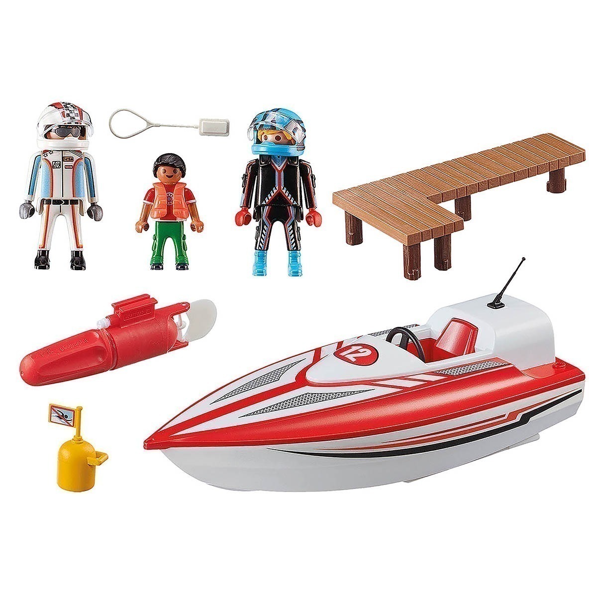 Playmobil - Piloto De Speedboat - Sports &Amp; Action - 70744